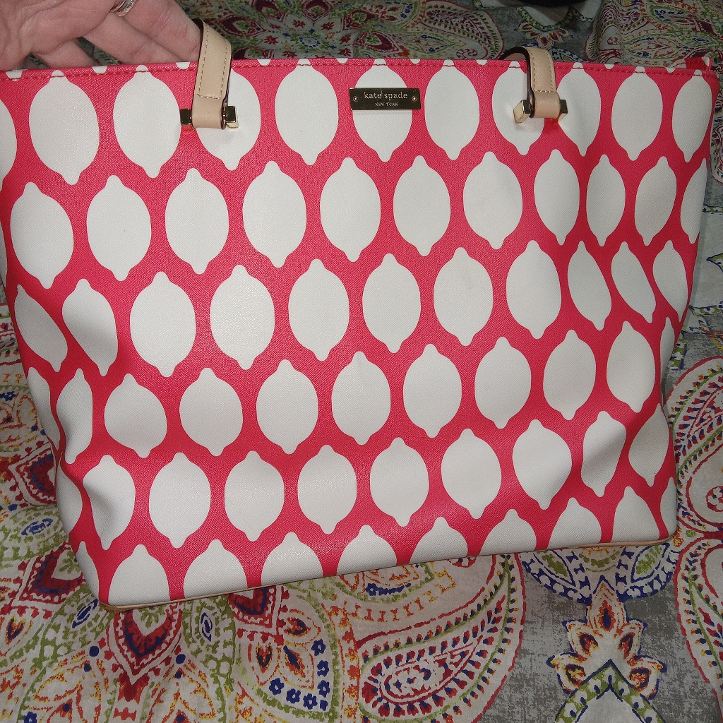 Kate Spade Pink Lemon Bag And Wallet